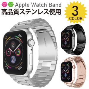 アップルウォッチ バンド ステンレス Apple Watch 金属ベルト 44mm/42mm ステンレス アップルウォッチ ベルト ビジネス風 時計バンド アップルウォッチ バンド