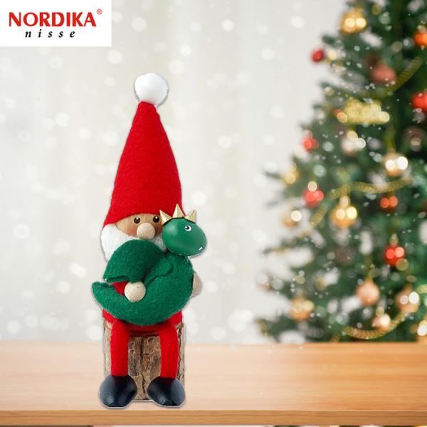 定形外送料無料 NORDIKA nisse ノルディカニッセ ドラゴンを抱えたサンタ 干支 シリーズ...