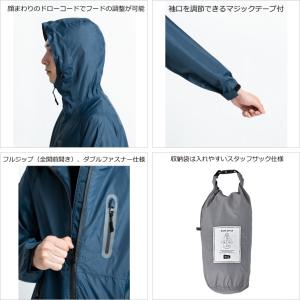 レインジップアップ K116 レインコート レ...の詳細画像3