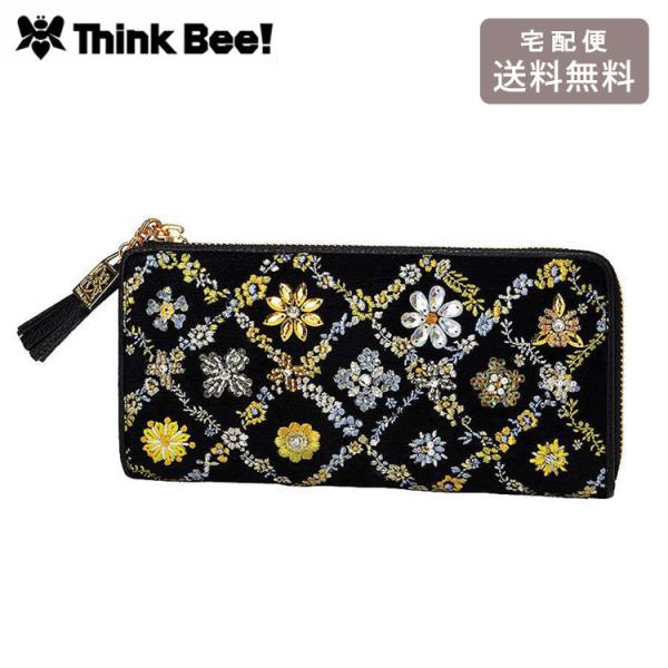 Think Bee! シンクビー オーバーザレインボー L型 長財布 A004972 財布 刺繍 ビ...