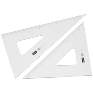 ウチダ 三角定規 24cm×2mm 目盛り付 1-809-2402