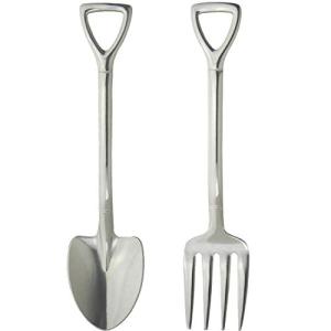 ナガオ 燕三条 カントリーストーリー ミニスコップ/ミニフォーク ミラー 2本セット 日本製