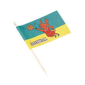 大黒工業 ランチ旗 バスケットボール 紙 木 日本  QLV06