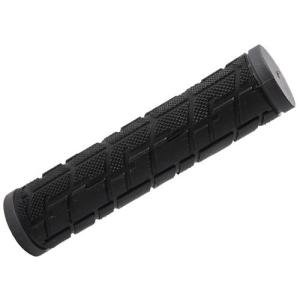 CYCLE PRO 自転車 グリップ ラバータイプ ブラック/グレー 2層の異なる固さのラバーを使用 125mm長 フラットハンドルバ