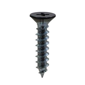 大里 メッキ タッピング 皿頭 黒 3.5Φ×長さ16mm 70本入