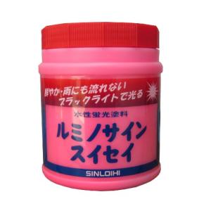 シンロイヒ ルミノサインスイセイ 蛍光ピンク 600ml