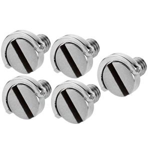 NEEWER ステンレス鋼DシャフトDリング1/4”ネジ プレート用 5個入り