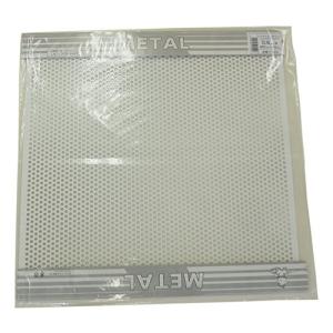 久宝金属製作所 平板 パンチメタル ホワイト 5ΦX0.5mm厚X455mmX455mm K7000