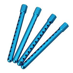 Mxfans 4個入れ ブルー ボディマウント HSP対応 RC 1:10 レベルのスポーツカー用 アルミ合金 122037 軽量 アップグレードパー