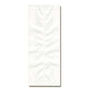 シモジマ ヘイコー 食品袋 耐油ガゼットパック 無地 ロング 100枚入 白 幅100×マチ40×高245mm