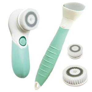 ufurl 2WAY 洗顔ブラシ & 背中ブラシ 防水 電動 回転 ウォッシュブラシ  MEBL-40