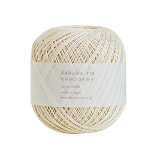 DARUMA レース糸 鴨川 #18 50g 約175m Col.102 3玉セット 2052