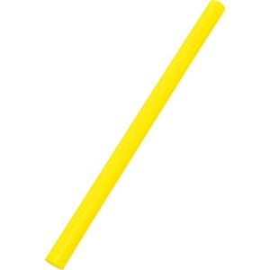 シバセ工業 日本製 わらお ストロー タピオカ ドリンク 12mm×21cm ストレート 個包装なし 130本入 黄 業務用 テイクアウト イベント