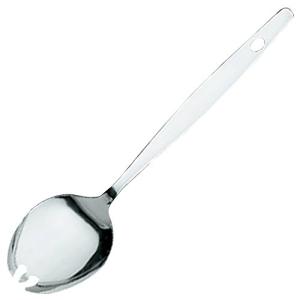 山下工芸 18-0#6600オールミラー仕上げデザートスプーン先割穴明