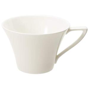 NARUMI カップ ソーサー フラットリム ホワイト 215cc ティー コーヒー兼用 日本製 51030-2819