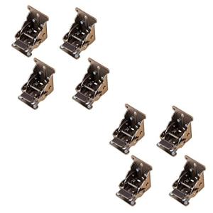 KKlewu 折れ脚金具 折りたたみ テーブル用脚 DIY ブラウン