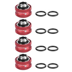 VBESTLIFE コンピューター水冷圧縮継手 硬質アクリルチューブ OD 黄銅製 超耐久性 外径14mm 水冷却圧縮継手