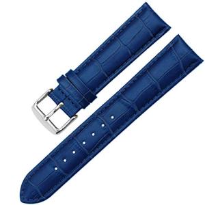 REOTTI 時計ベルト 腕時計 本革 クロコ型押し 10mm 12mm 14mm 16mm 18mm 19mm 20mm 22mm 6色 (12mm