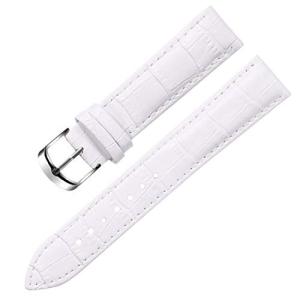REOTTI 時計ベルト 腕時計 本革 クロコ型押し 10mm 12mm 14mm 16mm 18mm 19mm 20mm 22mm 6色 (14mm