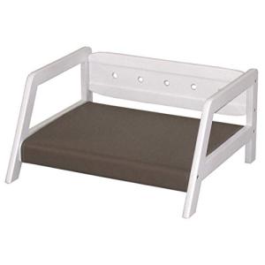 コージーデコ ソファ ホワイト 60x51x30cm ペットベッド/ソファ 白