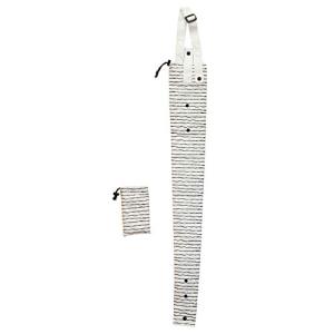 ベストコ 傘カバー ゼブラホワイト 長さ82.5cm 長傘 折りたたみ傘対応 車内 通勤 通学 雨天快滴 ND-889