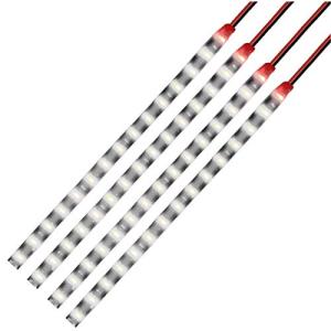 LED テープライト 正面発光 15連 防水 切断可 12V車用 4本
