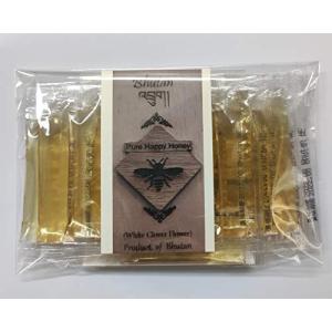 ブータン産はちみつ Pure Happy Honey ホワイトクローバー スティック20