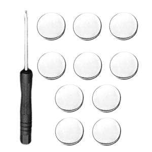 HappyHome ボタン ジーンズ デニム 交換 リメイク用 10個セット 簡単取付け ネジ式 DIY ジーパン直し 裁縫 手芸