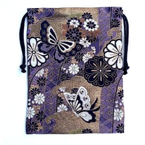 御朱印帳袋  御朱印帳入れ 19×26cm 小物入れ 御朱印帳 袋 巾着 巾着袋 日本製 金襴 京都 金らん 西陣織