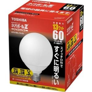 東芝 ネオボールZ 電球形蛍光ランプ ボール電球60ワットタイプ 電球色