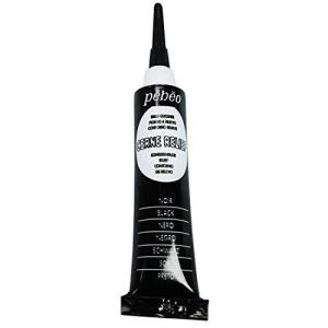 Pebeo ガラス用溶剤系絵具 観賞用 ヴィトラーユ アウトライナー ブラック