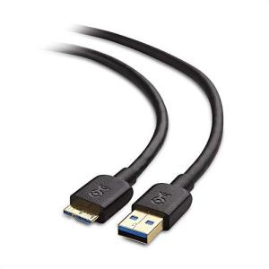 Cable Matters マイクロUSBケーブル Micro USB 3.0ケーブル USB Micro Bケーブル 3m HDD/SSD外付けドラ
