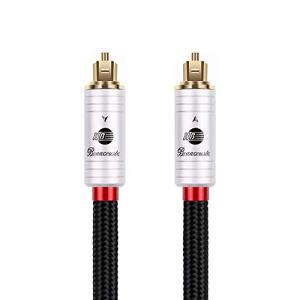 JIBドイツ製造プレミアムToslink(トスリンク) 光ケーブル光デジタルケーブル（角型プラグ ）オス?オス/光同軸 SPDIF OPTICALケー