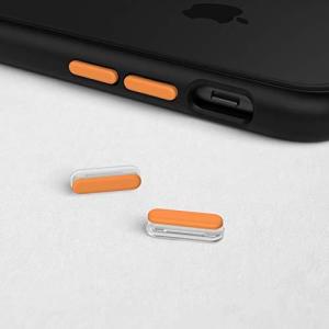 RhinoShield iPhone CrashGuard NX/Mod NX/SolidSuit ケース用 - ボタン単品- オレン
