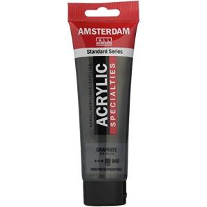 ターレンス アクリル絵具 アムステルダムアクリリックカラー グラファイト T1709-840 120ml