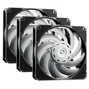 XPG VENTO PRO 120 PWM ケースファン 12cm 120mm 3個セット [ NIDEC製 Gentle Typhoon ベース 最