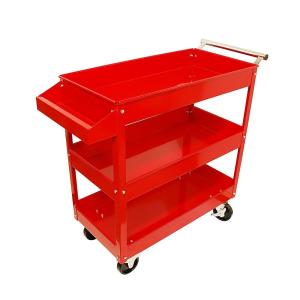 訳あり ウォールキャビネット ツールボックス 壁掛工具棚 工具箱 赤 