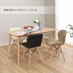 ダイニングチェア 2脚セット 撥水 クッション...の詳細画像3
