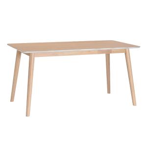 ダイニングテーブル 単品 幅140cm 4人掛け用 木製 テーブル おしゃれ 天然木 北欧 カフェテーブル シンプル 白木 食卓テーブル ダイニング 新生活 ウィッチ｜ちょうどいい家具屋
