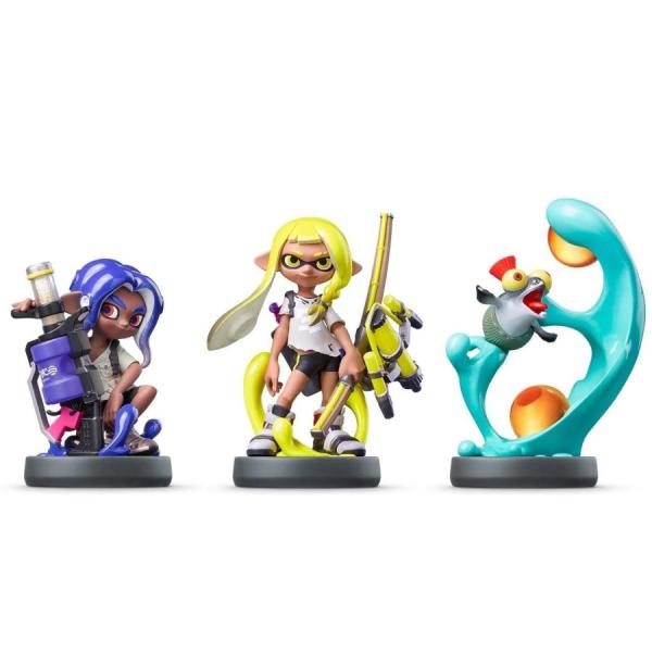 任天堂　ａｍｉｉｂｏ　トリプルセット[インクリング イエロー/オクトリング ブルー/コジャケ]　(ス...