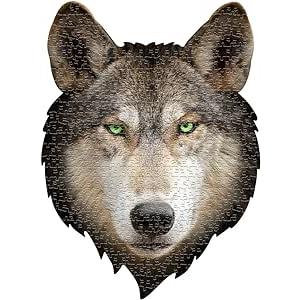 ジグソーパズル ビッグフェイス ウルフ 550ピース（80×60cm）