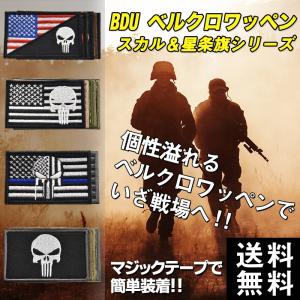 サバゲー用】 BDU ベルクロワッペン クロススカルシリーズ : CRAZY