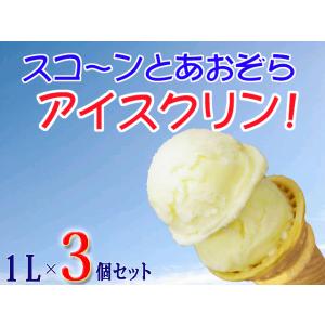 あす着く アイスクリン 1リットル×3個 高知...の詳細画像1