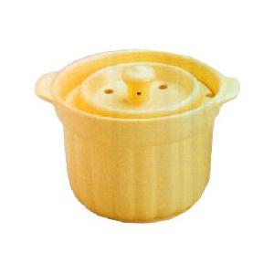 ★お粥ポット◆イエロー◆電子レンジでカンタンにお粥（かゆ）炊き◆10％OFF★