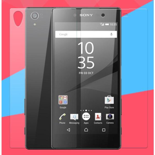 Sony Xperia Z5 SO-01H/SOV32用画面+背面保護 液晶画面保護フィルムセット/...