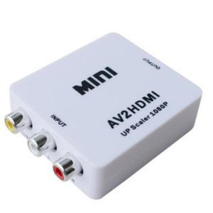 1080p対応 AV2HDMI コンバーター Full HD RCA AV to HDMI 変換 端子 HDMI コンポジット USBケーブル付き MINI AV to HDMI 変換コンバーター 1080P