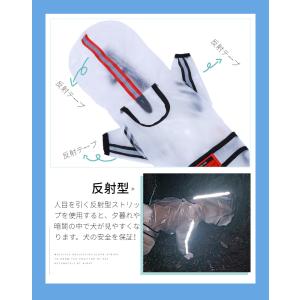 【中/小型犬】クリアレインコート レインポンチ...の詳細画像5