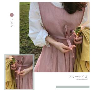 H型エプロン ドレスエプロン レディースワーク...の詳細画像4