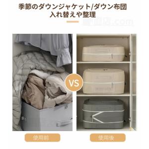 羽毛布団圧縮袋 掃除機不要 ファスナー式圧縮収...の詳細画像3