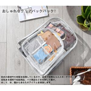 クリアバックパック 透明 リュックサック デイ...の詳細画像5